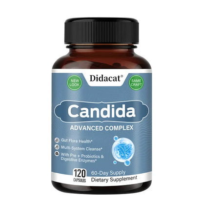 Candida Advanced Complex, Intestinal Supplement, Digestive Support, Constipation, Weight Loss, with Probiotic Digestive Enzymes - Trending Wellness Store