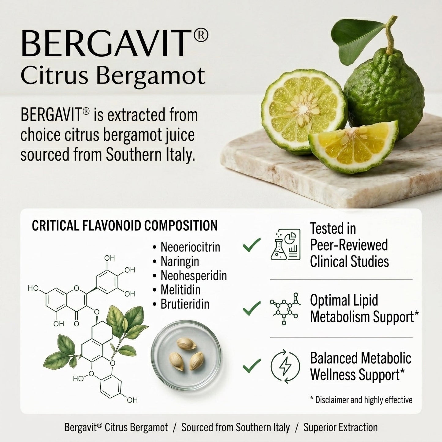 Plant Sterols Citrus Bergamot - Trending Wellness Store