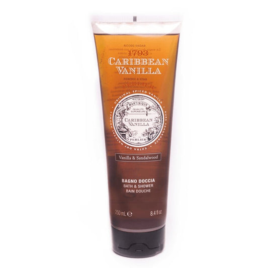 Caribbean Vanilla + Sandalwood Shower Gel - Trending Wellness Store