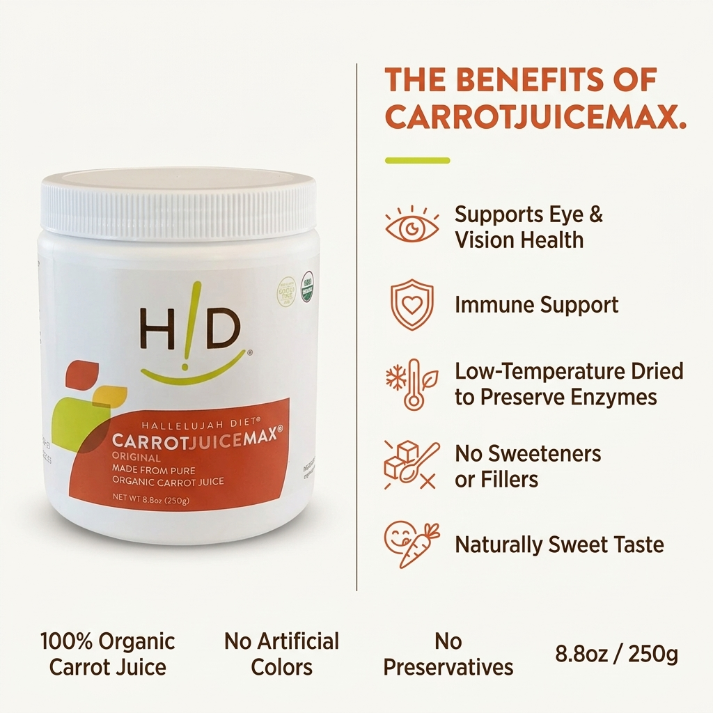CarrotJuiceMax - Organic Carrot Juice Powder