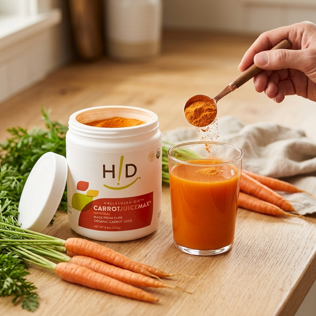 CarrotJuiceMax - Organic Carrot Juice Powder