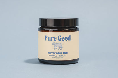Cedarwood + Patchouli Tallow Balm - Firming & Balancing - Trending Wellness Store