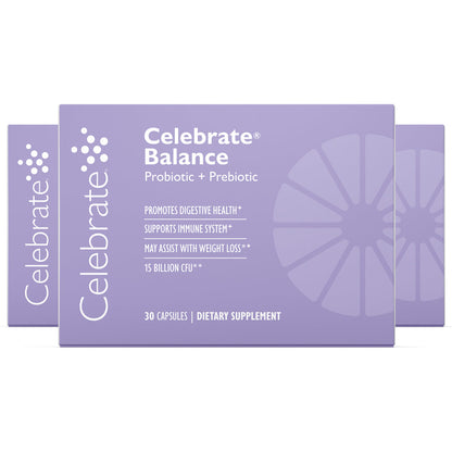 Celebrate® Balance Probiotic + Prebiotic Supplement Capsules - Trending Wellness Store