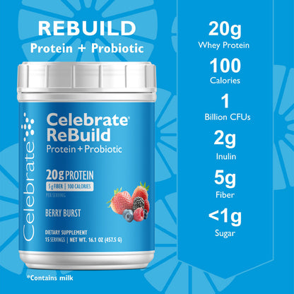 Celebrate® ReBuild Probiotic Protein Powder - Trending Wellness Store