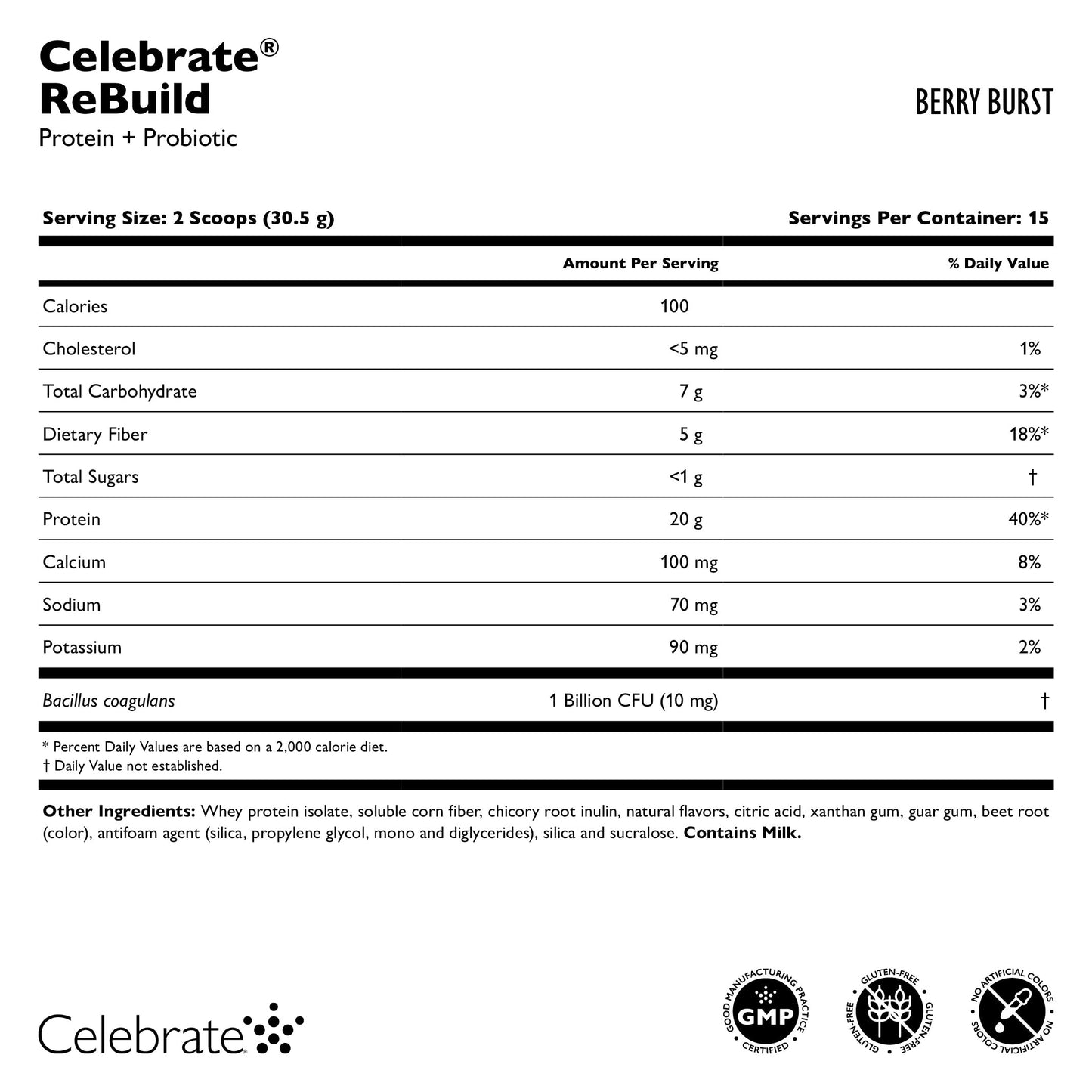 Celebrate® ReBuild Probiotic Protein Powder - Trending Wellness Store