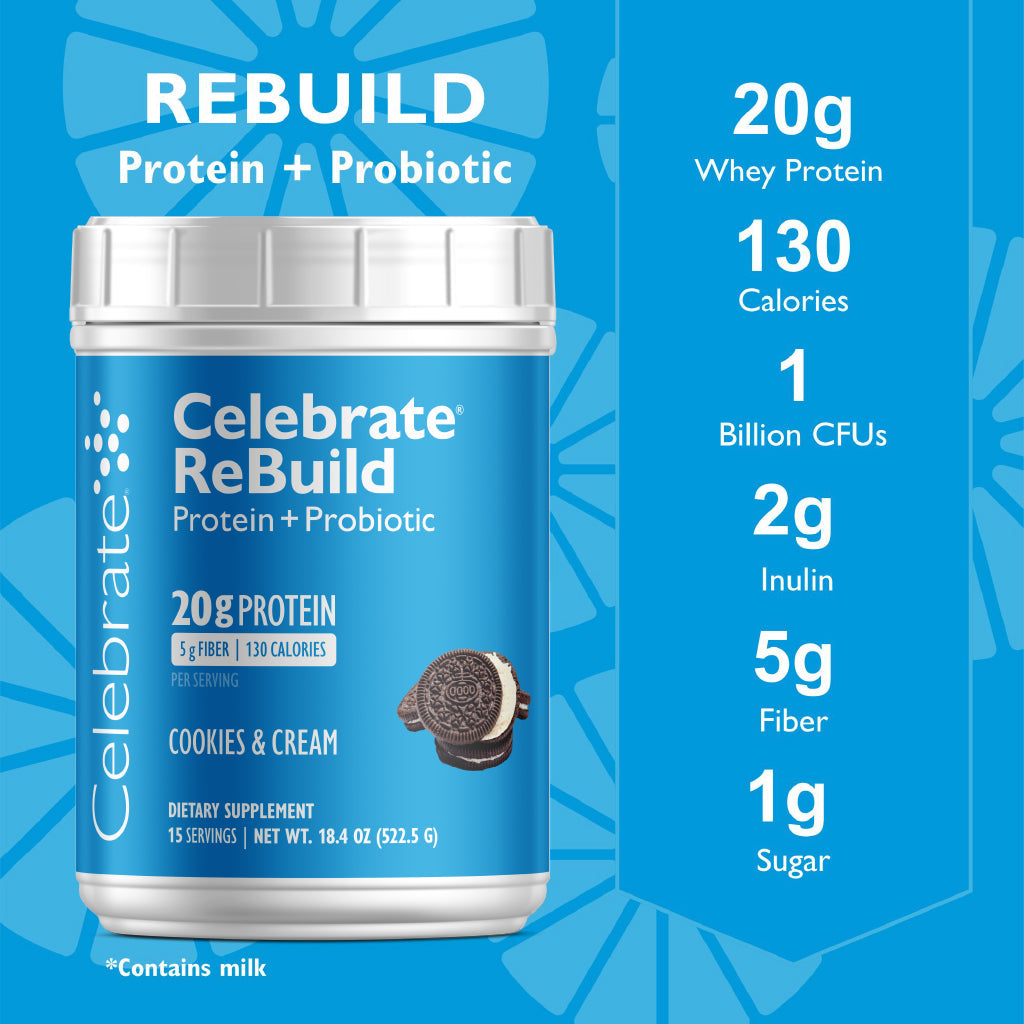 Celebrate® ReBuild Probiotic Protein Powder - Trending Wellness Store