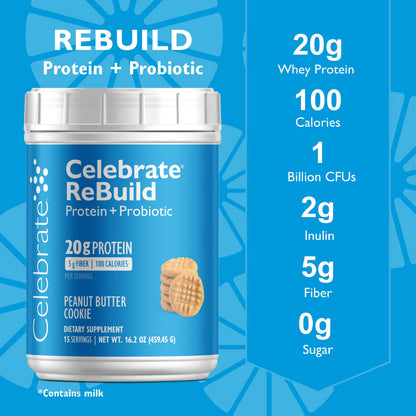 Celebrate® ReBuild Probiotic Protein Powder - Trending Wellness Store