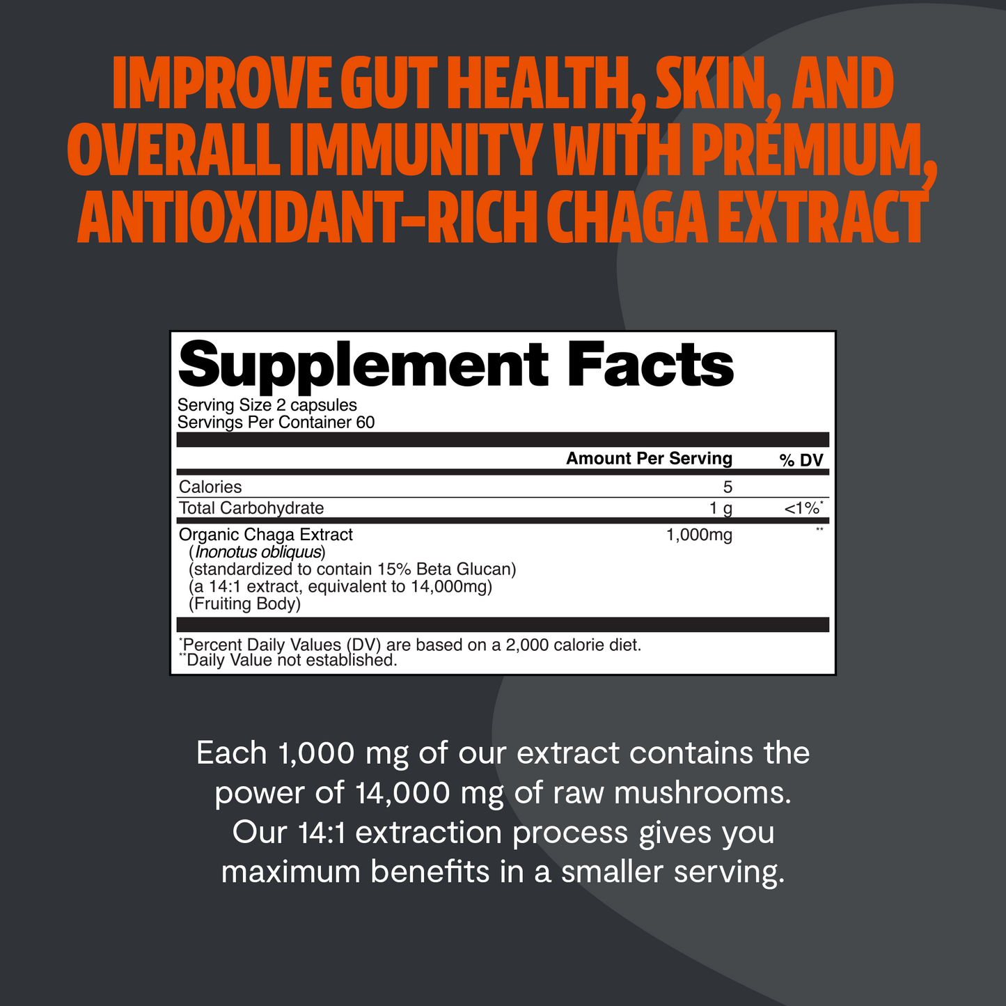 Chaga Mushroom Extract Capsules - Trending Wellness Store