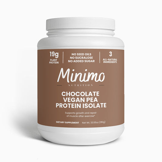 Chocolate Vegan Pea Protein Isolate Powder, 2.09 lbs - Trending Wellness Store