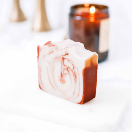 Citrus Cedarwood Handmade Tallow and Goat Milk Soap Bar - Trending Wellness Store