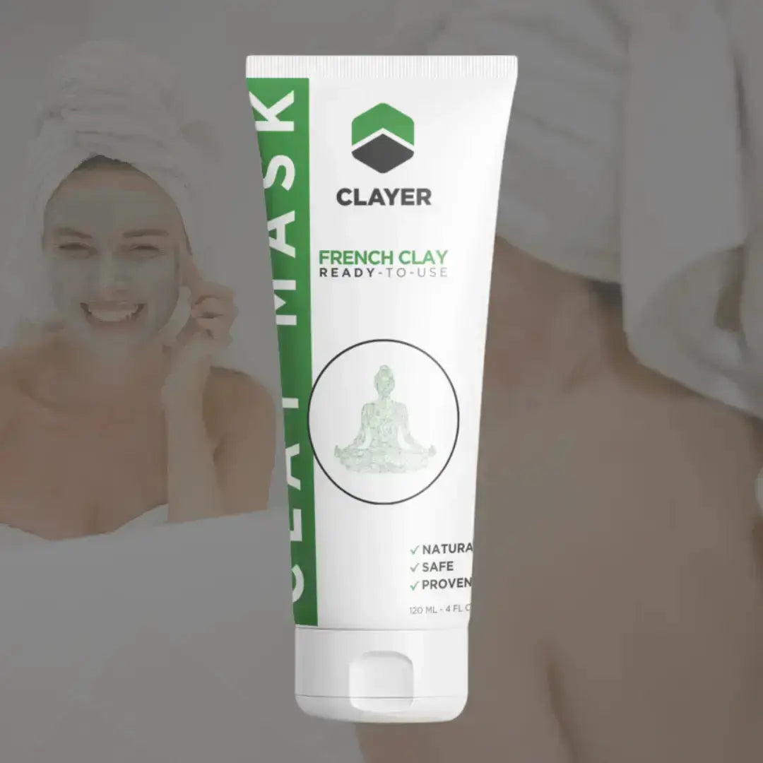 Clay Mask - 4FL.OZ. - Anti Aging - Ready-to-Use healing clay - Facial Care - Trending Wellness Store