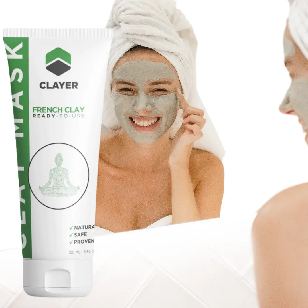 Clay Mask - 4FL.OZ. - Anti Aging - Ready-to-Use healing clay - Facial Care - Trending Wellness Store
