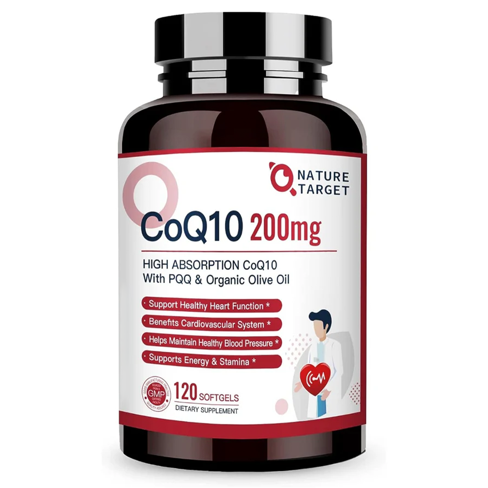 CoQ10 + PQQ + Olive Oil, 200mg, 120 Softgels - Trending Wellness Store