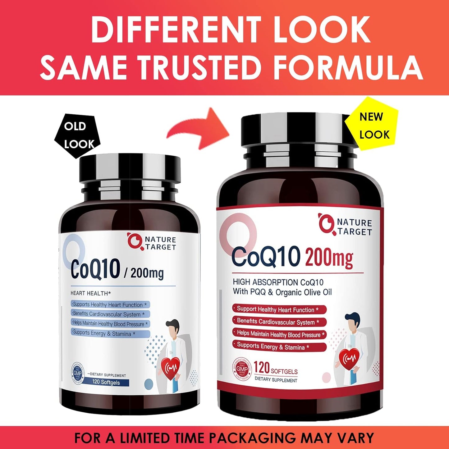 CoQ10 + PQQ + Olive Oil, 200mg, 120 Softgels - Trending Wellness Store