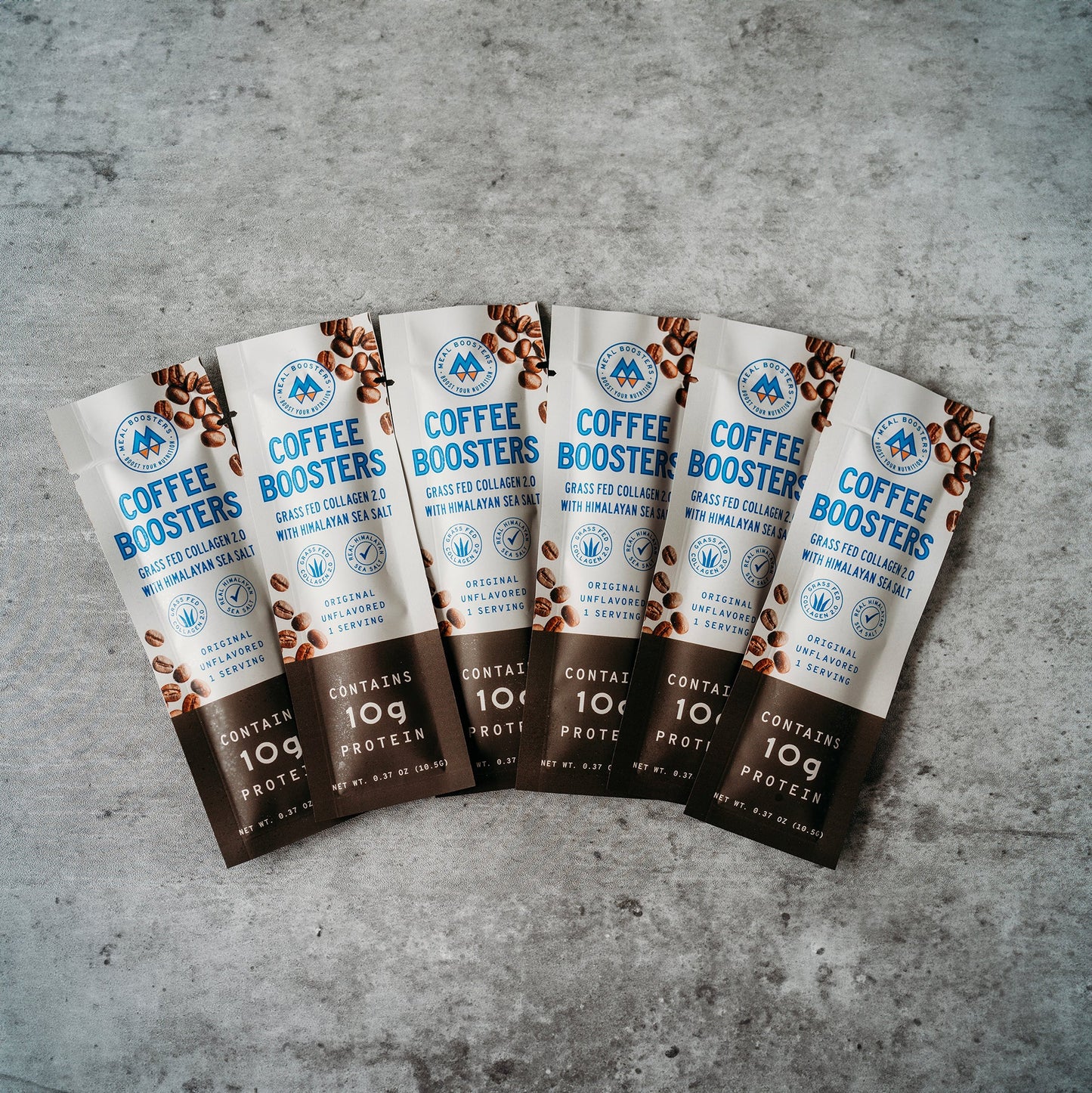 Coffee Boosters - Unflavored Collagen + Electrolytes (6 Single Packs) - Trending Wellness Store