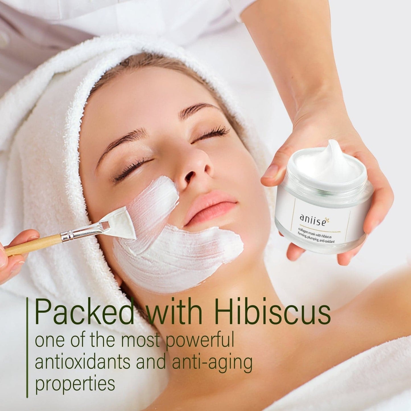 Collagen Facial Mask with Hibiscus - Trending Wellness Store