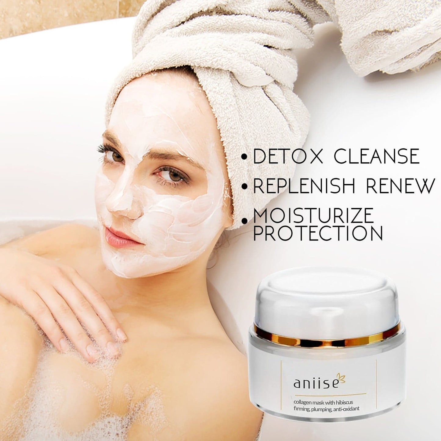 Collagen Facial Mask with Hibiscus - Trending Wellness Store