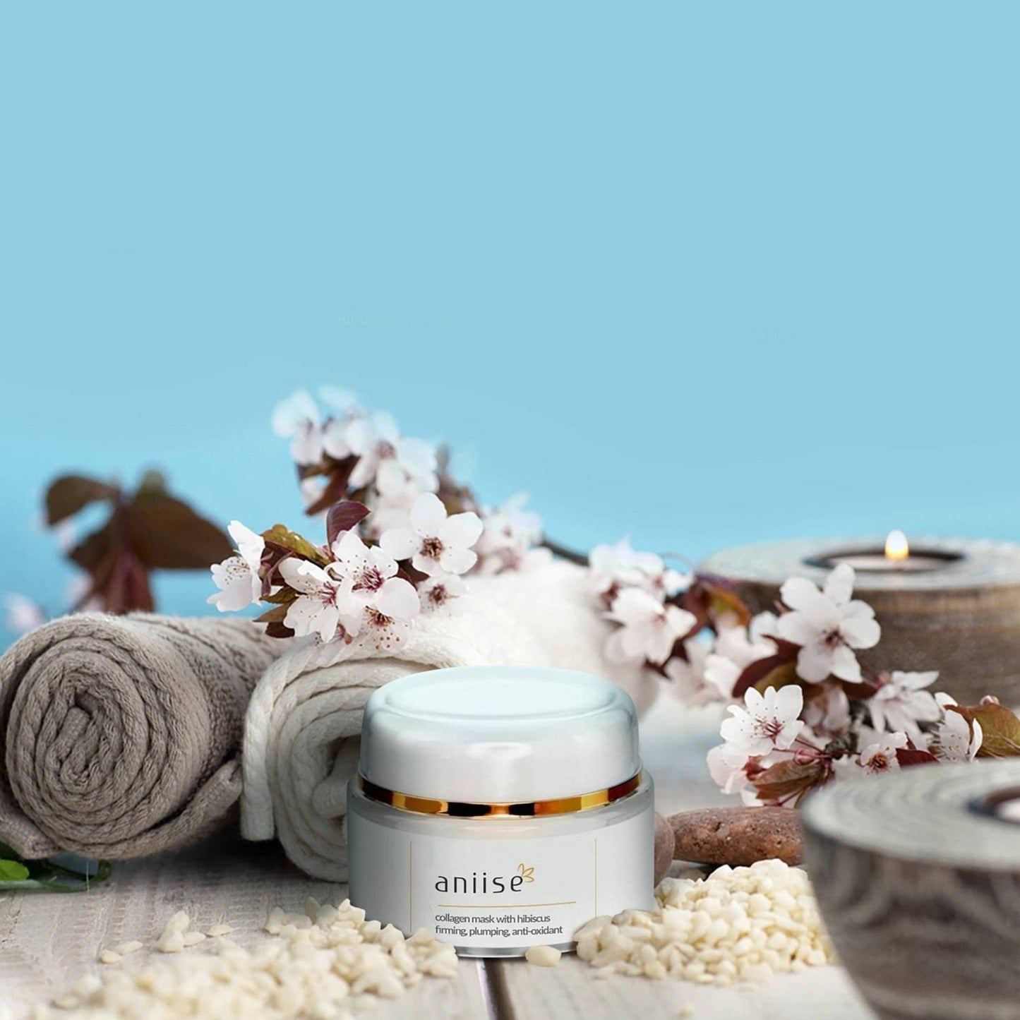Collagen Facial Mask with Hibiscus - Trending Wellness Store