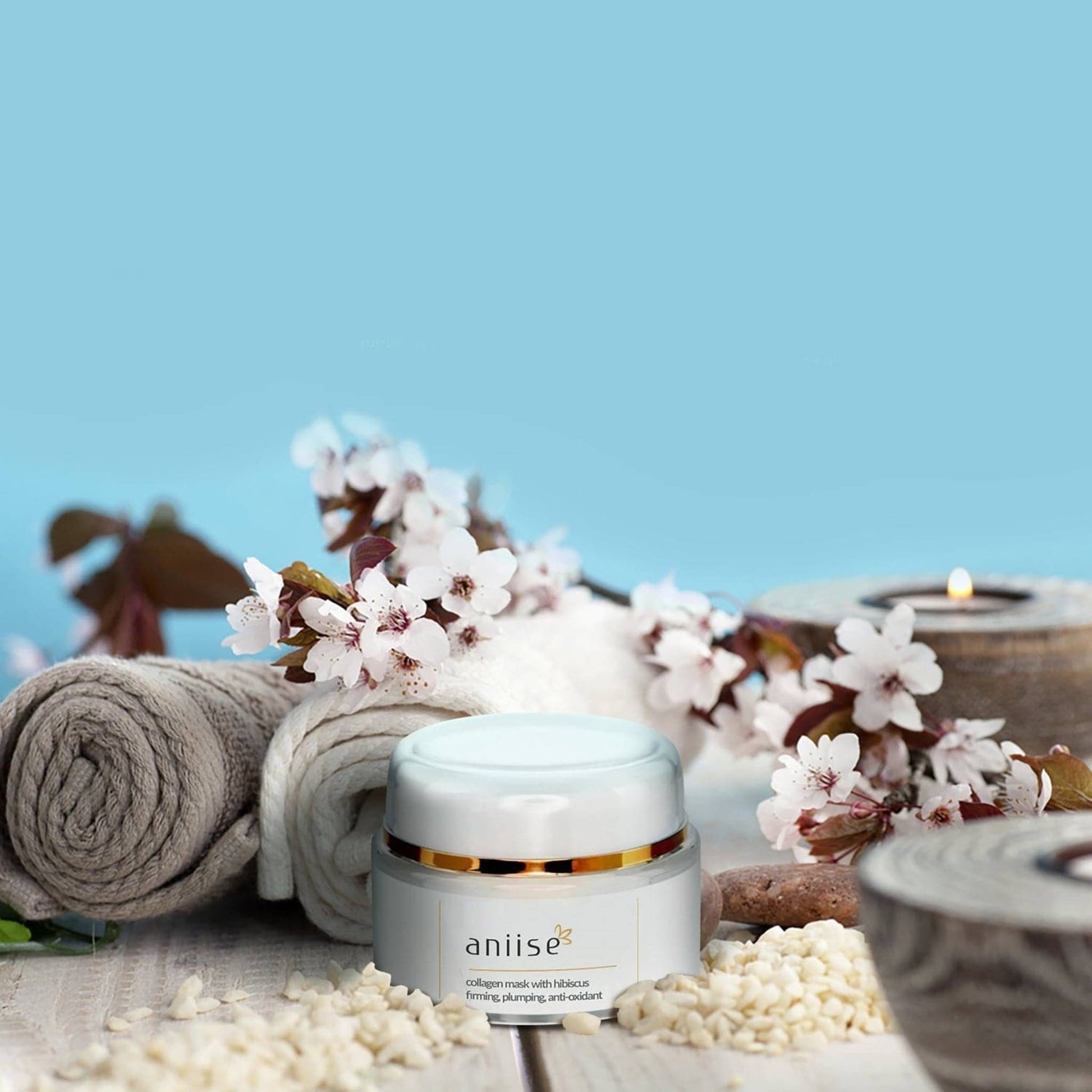Collagen Facial Mask with Hibiscus - Trending Wellness Store