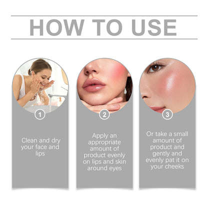 Collagen Makeup Stick Moisturizes Natural Multicolor Blush Stick - Trending Wellness Store