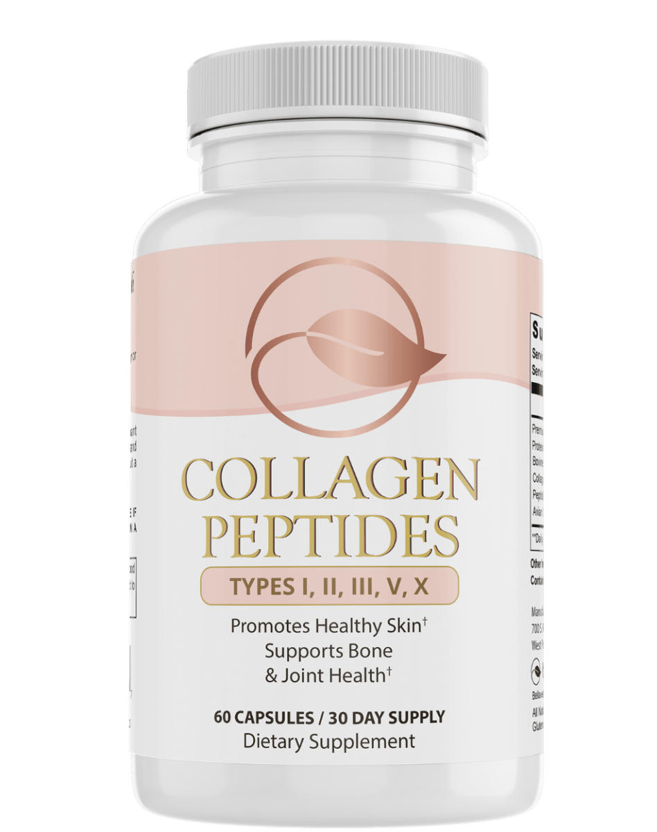 Collagen Peptides Types I, II, III, V, X by Bellawell - Trending Wellness Store