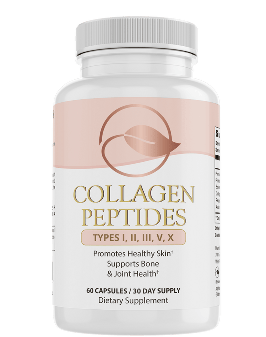 Collagen Peptides Types I, II, III, V, X by Bellawell - Trending Wellness Store