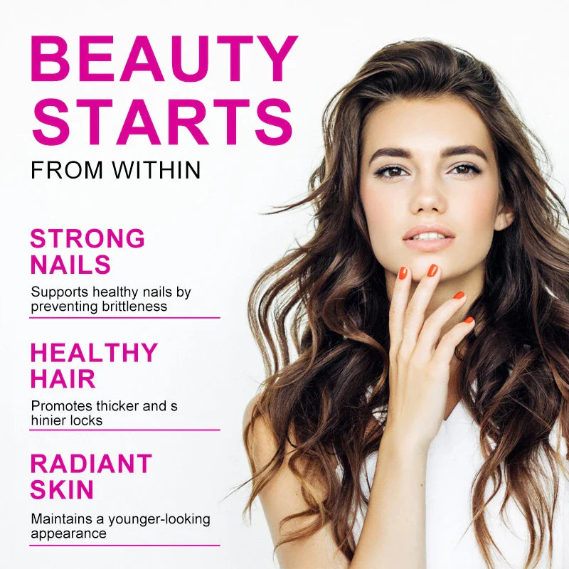 Collagen Supplements - Contains glutathione, an antioxidant that brightens and firms skin and supports healthy hair and nails - Trending Wellness Store