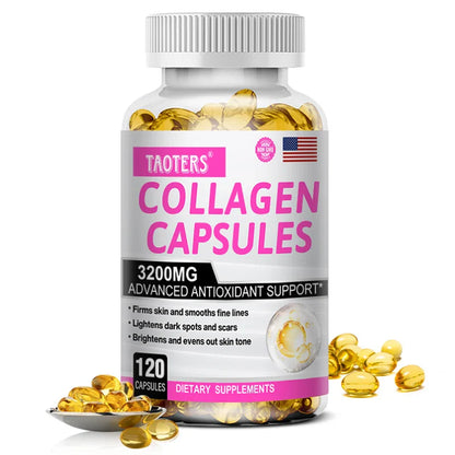 Collagen Supplements - Contains glutathione, an antioxidant that brightens and firms skin and supports healthy hair and nails - Trending Wellness Store