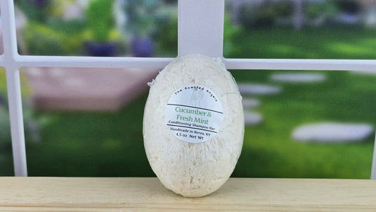 Conditioning Shampoo and Conditioner Bar Cucumber & Fresh Mint - Trending Wellness Store