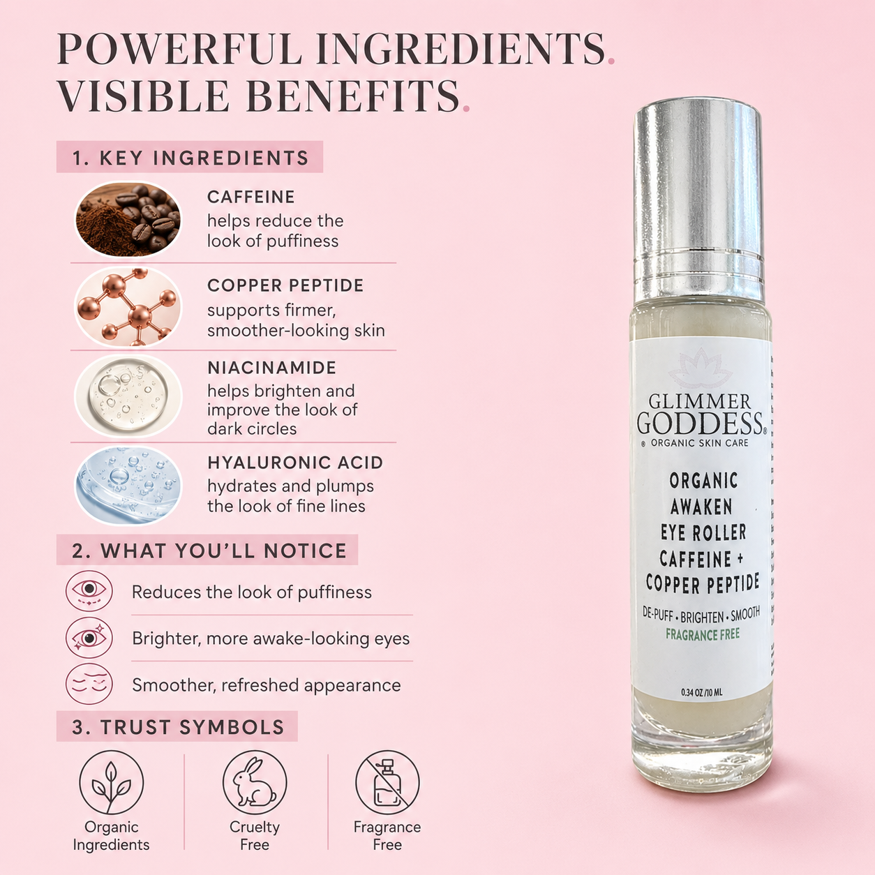 Cooling Eye Roller for Puffiness, Dark Circles & Tired-Looking Eyes - Trending Wellness Store
