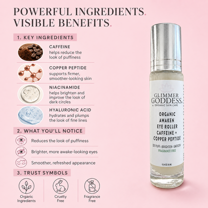 Cooling Eye Roller for Puffiness, Dark Circles & Tired-Looking Eyes - Trending Wellness Store