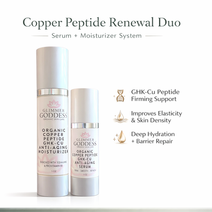 Copper Peptide Duo – Anti-Aging Serum & Moisturizer - Trending Wellness Store