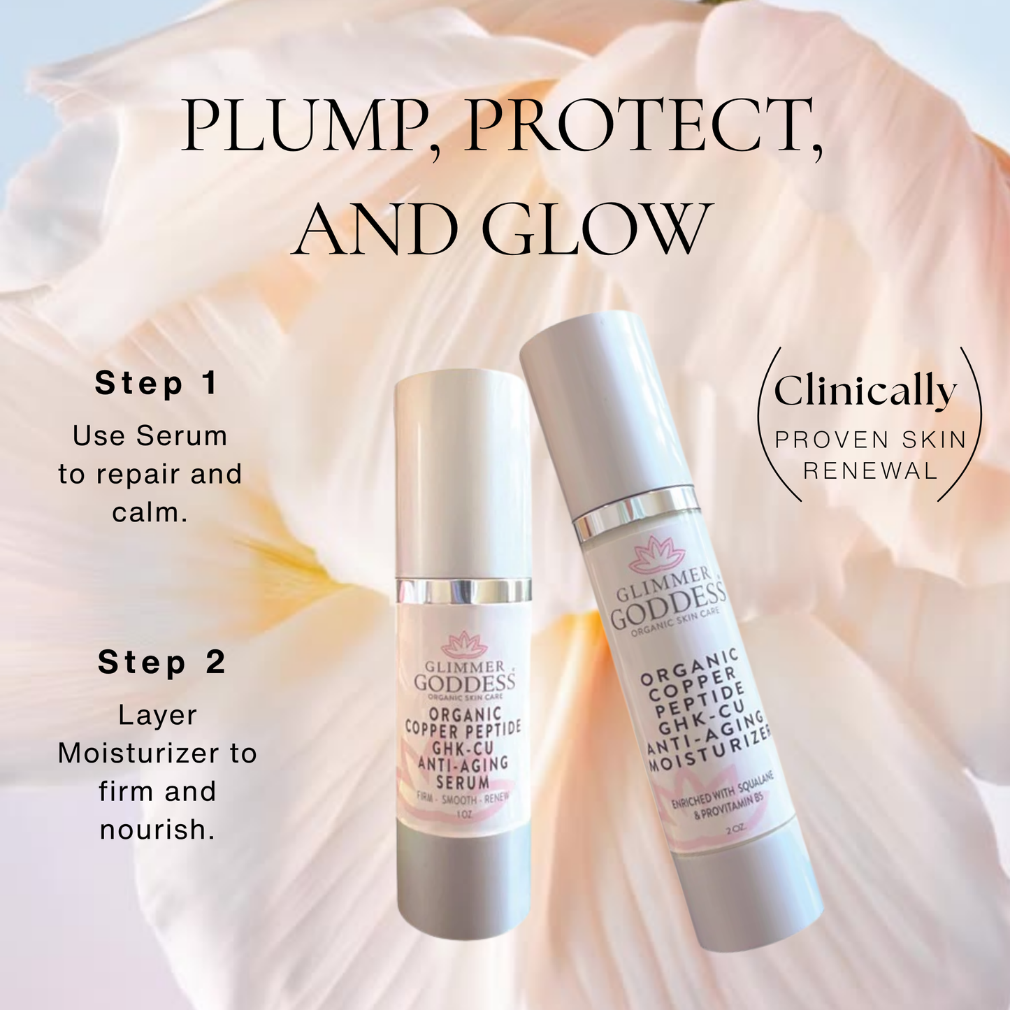 Copper Peptide Duo – Anti-Aging Serum & Moisturizer - Trending Wellness Store