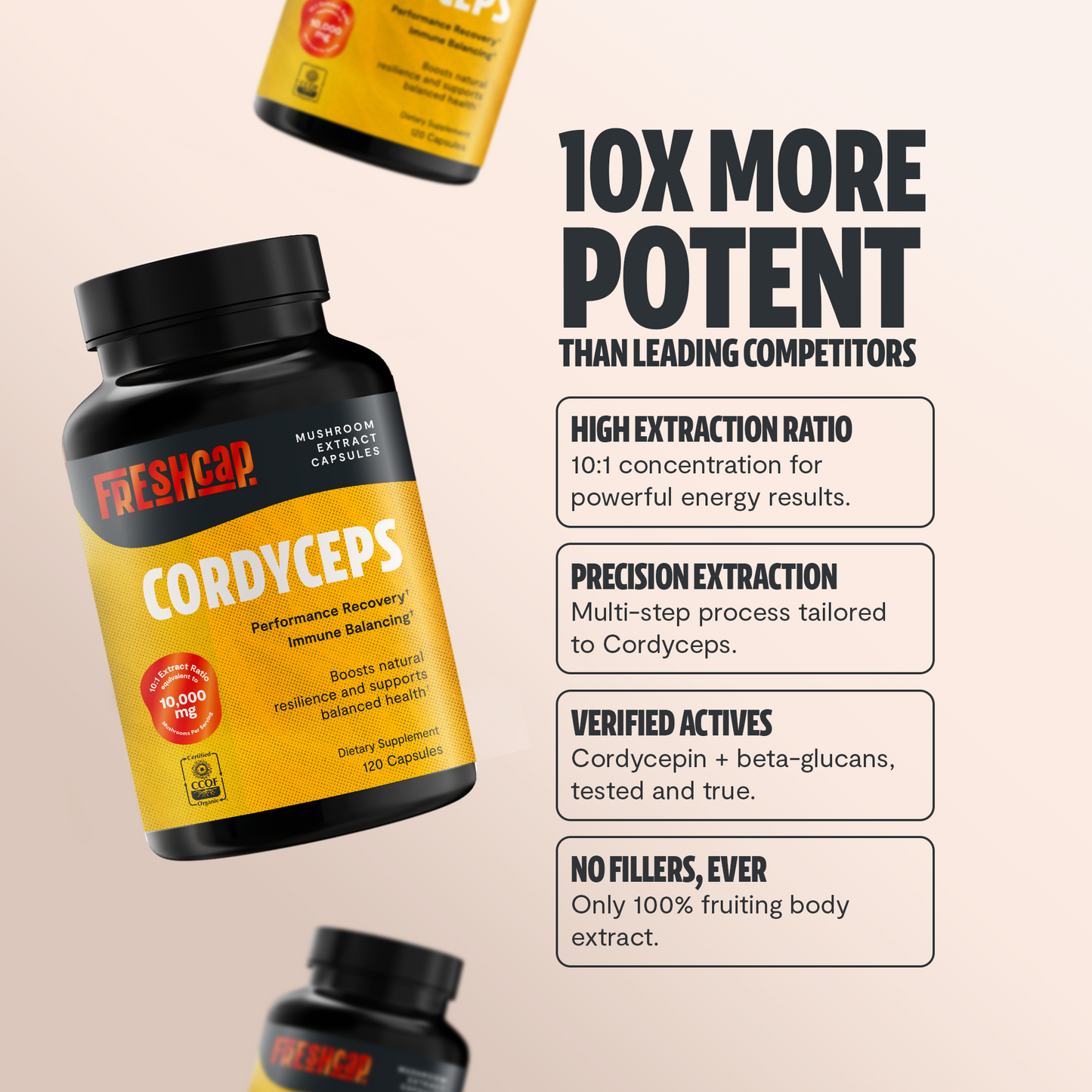 Cordyceps Mushroom Extract Capsules - Trending Wellness Store