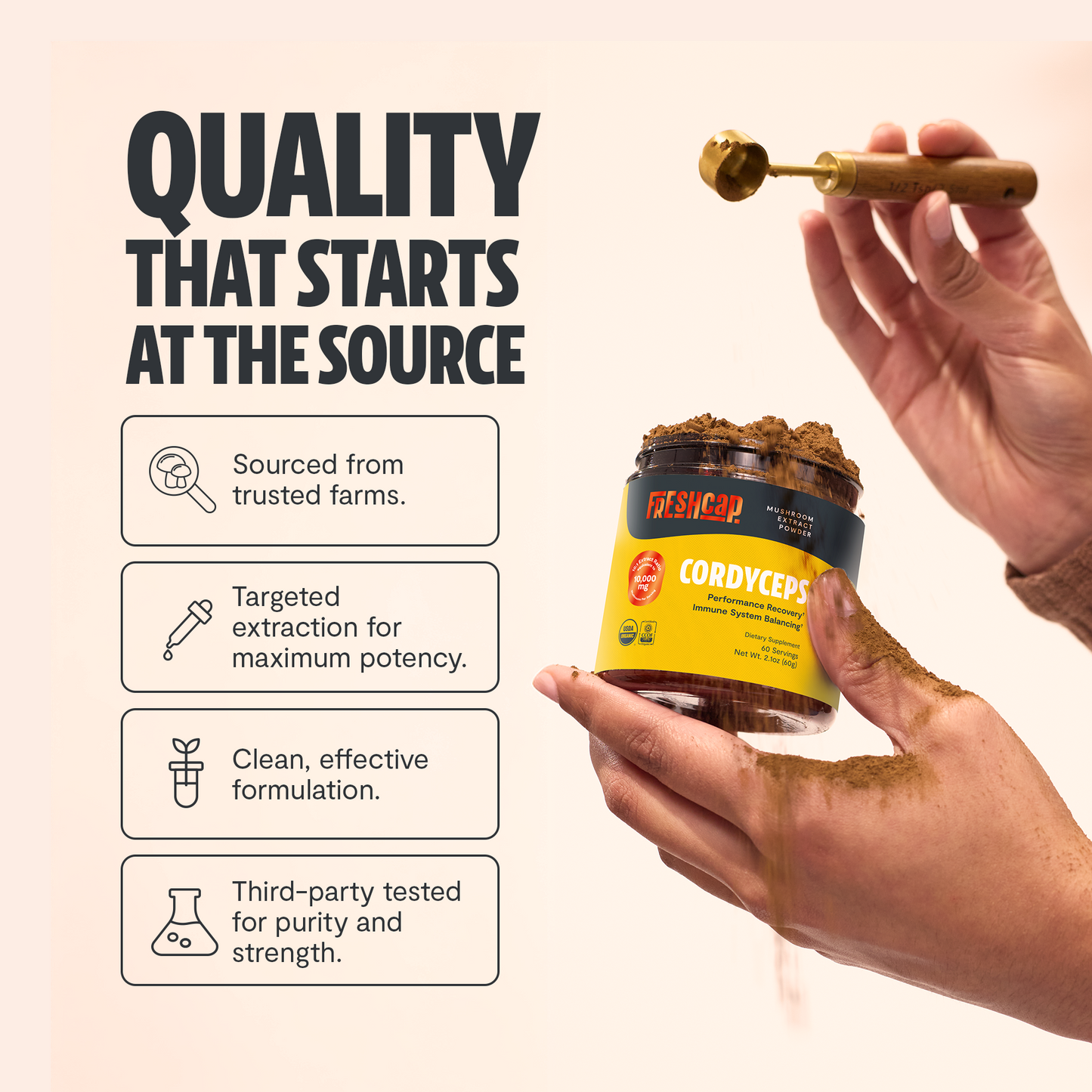 Cordyceps Mushroom Extract Powder - Trending Wellness Store