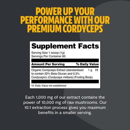 Cordyceps Mushroom Extract Powder - Trending Wellness Store