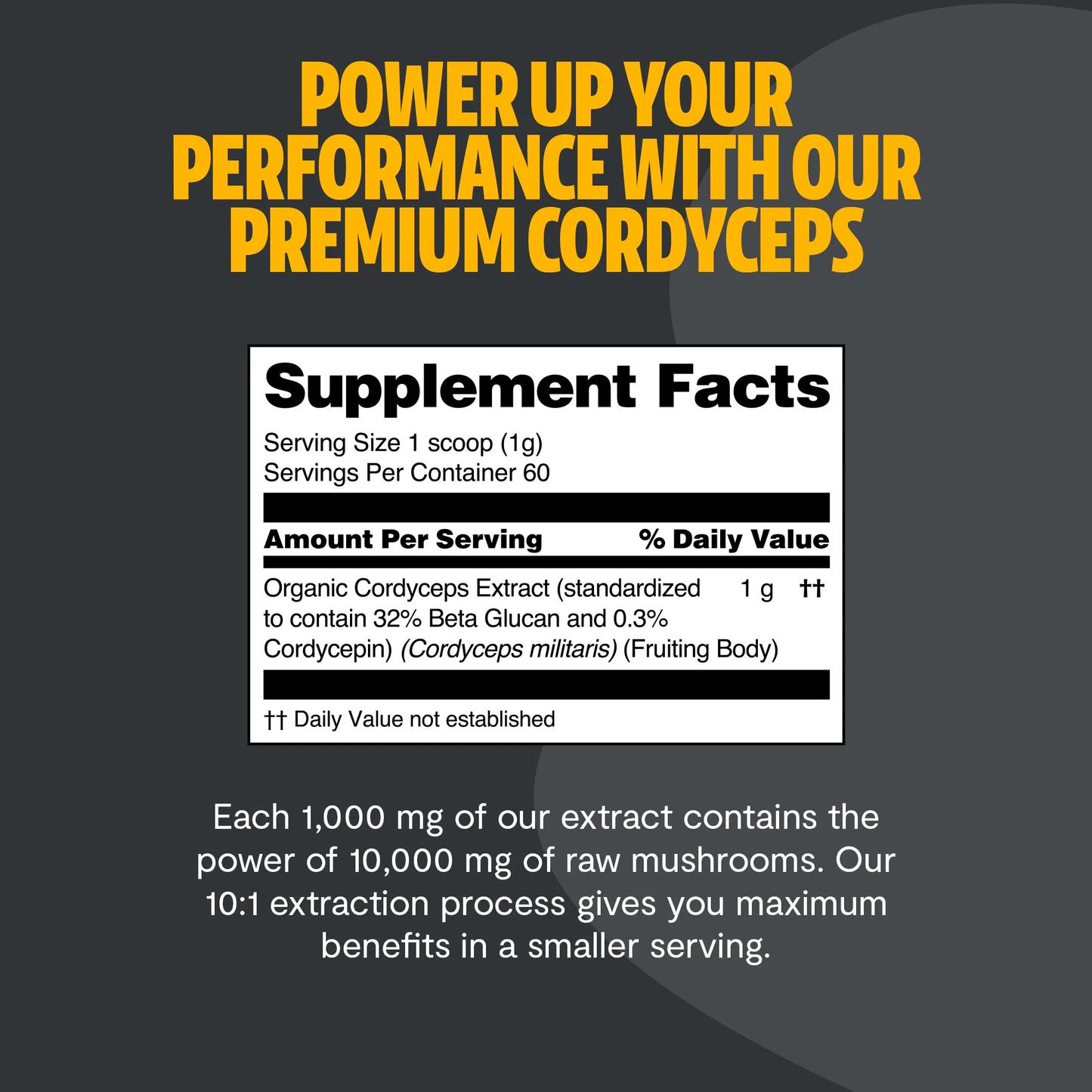 Cordyceps Mushroom Extract Powder - Trending Wellness Store