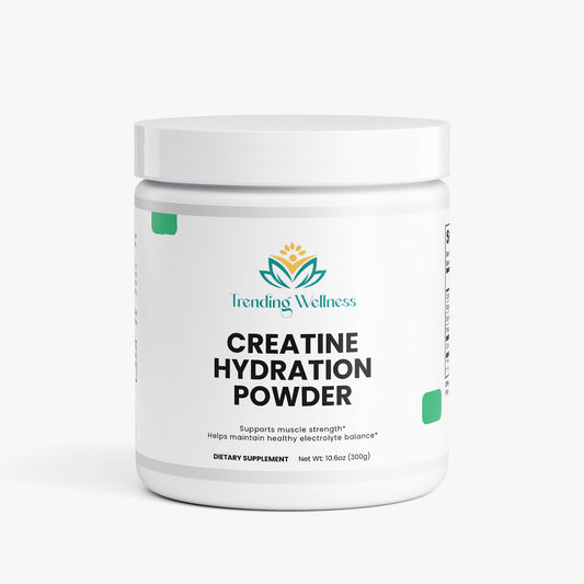 Trending Wellness Creatine Hydration Powder container on a white background