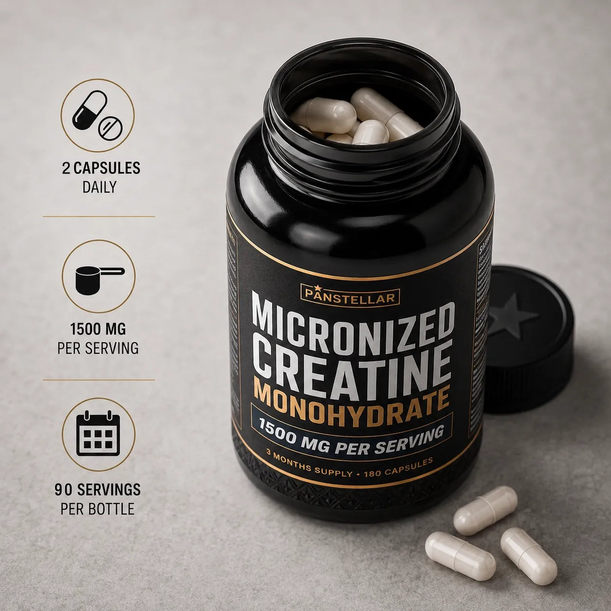 Creatine Monohydrate 1500mg - Trending Wellness Store