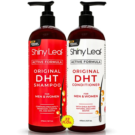 DHT Blocker Anti Hair Loss Shampoo and Conditioner set with Biotin (2 x 16 Oz) - Trending Wellness Store