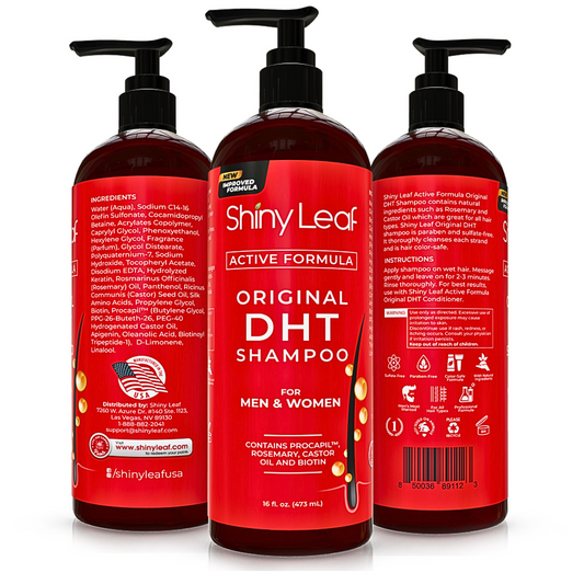 DHT Blocker Hair Loss Shampoo 16 oz, Active Formula For Hair Growth With Biotin - Trending Wellness Store