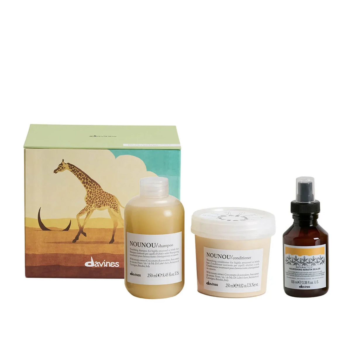 Davines NOUNOU/ + NaturalTech Holiday Set For Brittle Hair - Trending Wellness Store