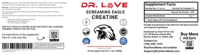 Dr Love's Creatine 600g - Trending Wellness Store