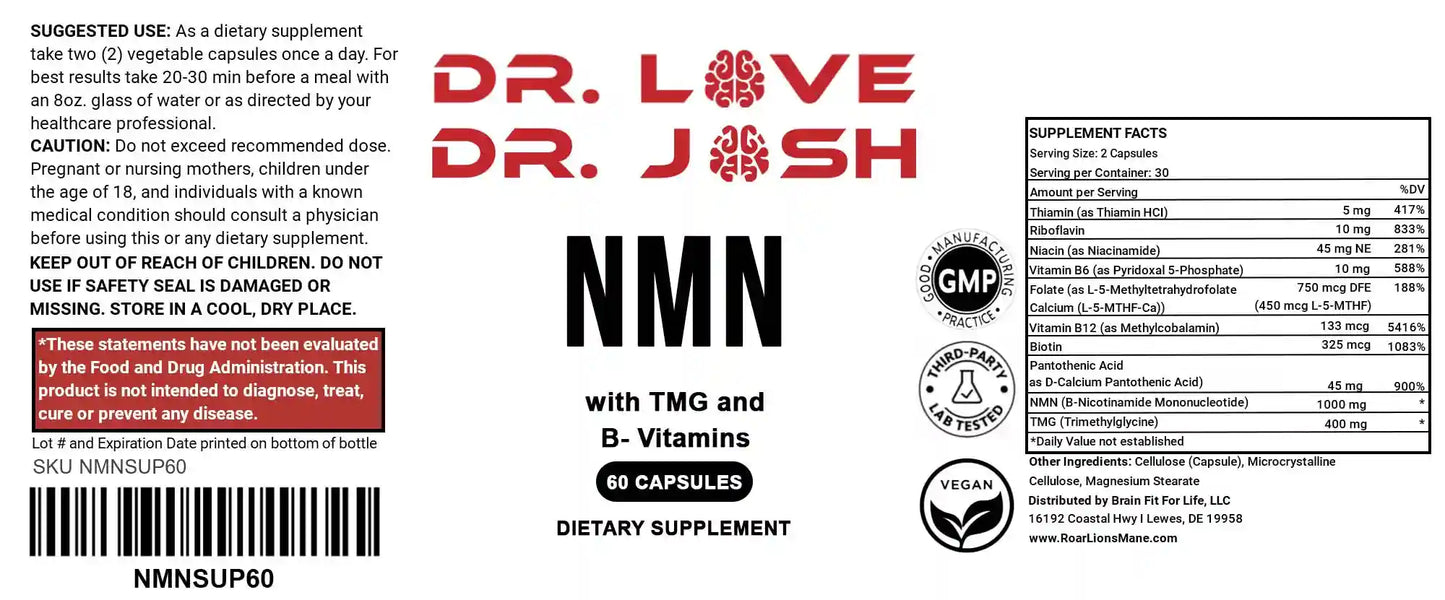 Dr Love's NMN - 1000mg - Trending Wellness Store