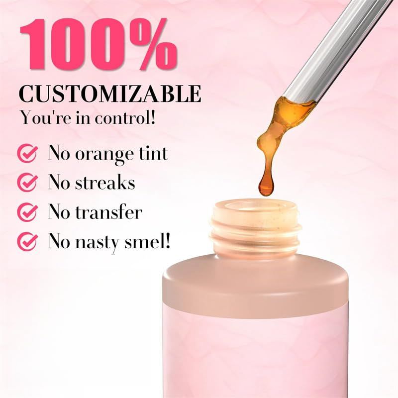 Drinkable Sunless Tanning Drops | Natural Glow Without Sun | Oral Tanning Liquid (1 Bottle)