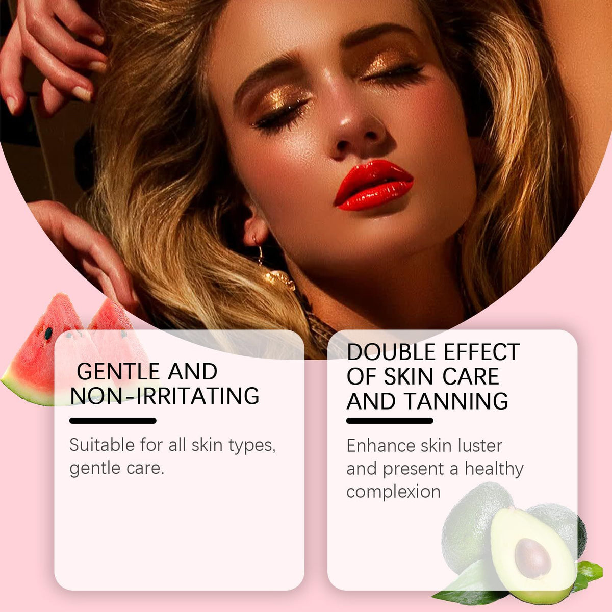Drinkable Sunless Tanning Drops | Natural Glow Without Sun | Oral Tanning Liquid (1 Bottle)