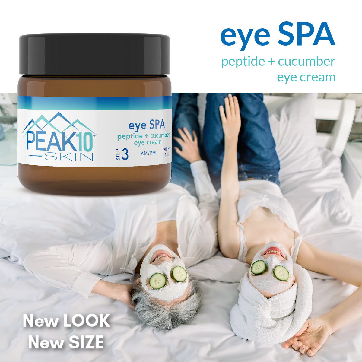 EYE SPA peptide + cucumber eye cream 1oz - Trending Wellness Store