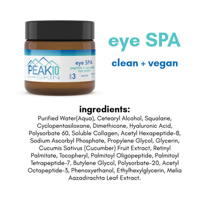 EYE SPA peptide + cucumber eye cream 1oz - Trending Wellness Store