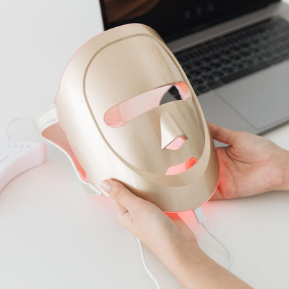 Eco Face Platinum LED Mask (Gold) - Trending Wellness Store