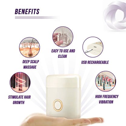 Electric Oil Applicator and Vibration Scalp Massager 2 in 1. - Trending Wellness Store